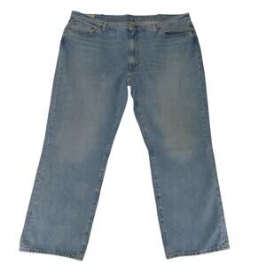 Levis Premium 541 Athletic Taper Mens Light Wash Blue Stretch Jeans W42 L30
